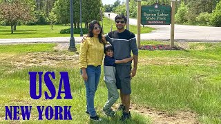 Darien Lakes State Park Camping  USA Malayalam Vlog [upl. by Tyne]