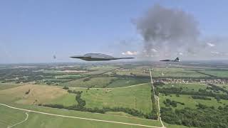 AMAZING GoPro Footage of the B2 Spirit Stealth Bomber in Flight [upl. by Nylednarb]