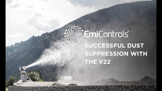 Dust Suppression with our high performance Dust Controller  EmiControls [upl. by Itsirk]