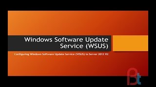 Configuring WSUS in Server 2012 R2 in Hindi [upl. by Enoyrt]