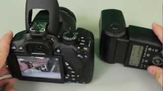 How to Use Canon Off Camera Wireless TTL Flash System [upl. by Ivets839]