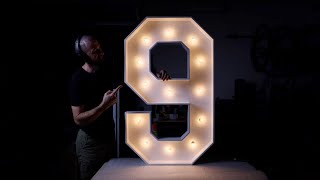 DIY Marquee Letters amp Numbers How to Wire StepbyStep Guide [upl. by Migeon]