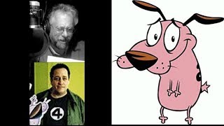 Animated Voice Comparison  Courage The Cowardly Dog [upl. by Tnomal]