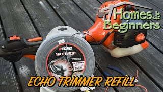 How to Refill Trimmer Line for an Echo Speed Feed Head [upl. by Ayra924]