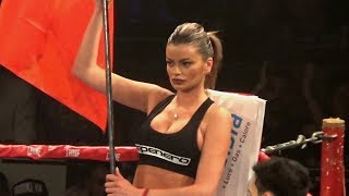 BEST RING CARD GIRLS in boxing  MMA  kickboxing UFC highlights of match  amateur video [upl. by Hopkins219]