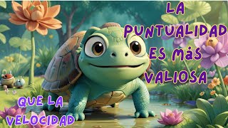 La puntualidad es más valiosa que la velocidad 🐢🌟 Cuentos Infantiles Cortos [upl. by Sorac]