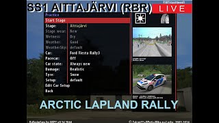 Live Arctic Lapland Rally 2024  SS1 Aittajärvi  RallysimfansHU RBR [upl. by Aurelius144]