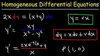 Homogeneous Differential Equations [upl. by Braca444]