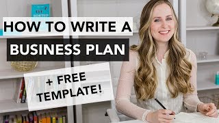 How to Write a Business Plan  Entrepreneurship 101 [upl. by Gilford]