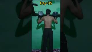 50 Days challenge Day05 🏋️💪 bodybuilding gymstatus motivation workout gym [upl. by Edsel]