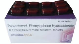 ZYCORIL COLD Tablets Paracetamol Phenylephrine Hydrochloride amp Chlorpheniramine Maleate Tablets [upl. by Stanfill]