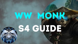 Windwalker Monk Season 4 Dragonflight WoW Beginners M Guide [upl. by Aillij929]