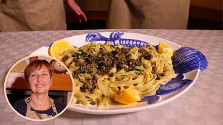 Tagliatelle Con le Lumachine di Mare Naridole e Pantanelle  Ricetta Della Nonna Marinella [upl. by Naitsyrk]