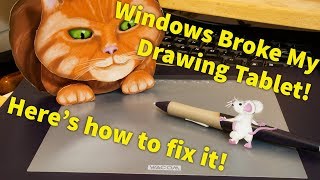 How to Fix Your Drawing Tablet After Windows Update [upl. by Afrikah]