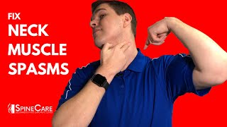 How to Treat Neck Spasms in 1 MINUTE [upl. by Raddatz787]