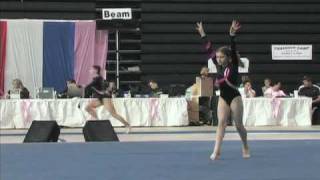 Level 8 Region 8 Gymnastics Abby Armbrecht 2009 Floor [upl. by Singhal]