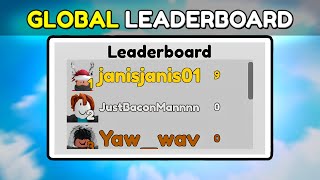 Roblox Studio Global Leaderboard GUI Tutorial with Saving Data [upl. by Meldoh]