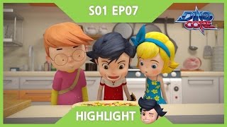 DinoCore Highlight My dads pizza song  3D  Dinosaur Animation  Season 1 Episode 7 [upl. by Alpert]