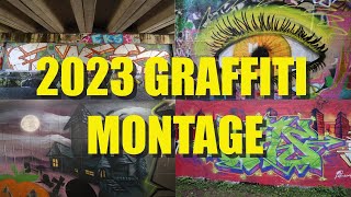 2023 Eks amp Friends Graffiti Art Montage [upl. by Nyleek]