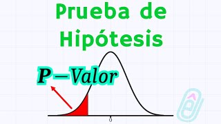 Como realizar la prueba de hipótesis con PValor [upl. by German]