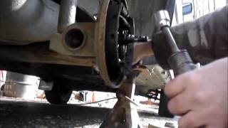 Jetta rear axle removal [upl. by Stalk]