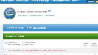 Using CINAHL headings [upl. by Scott]