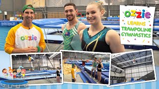 Trampolining For Kids With Ozzie  Educational Video About The Olympic Sport Trampoline Gymnastics [upl. by Davin]