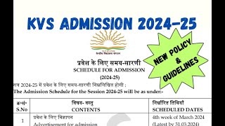 KV Admission 2024  KV Admission 2425  KV Registration  KV Balvatika  Class 1  Class 11 [upl. by Adyl]