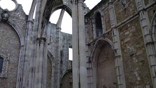 interior Convento do CarmoLisboa [upl. by Enirehtac]