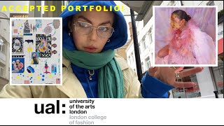 ACCEPTED PORTFOLIO  UAL London College of Fashion [upl. by Nnylimaj]