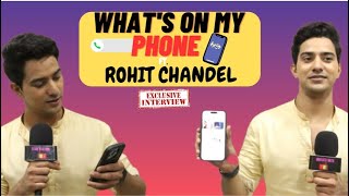 Whats On My Phone with Rohit Chandel  Live Call Dare  Pandya Store BTS Masti [upl. by Niple]