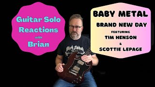 GUITAR SOLO REACTIONS  BABY METAL  Brand New Day  Tim Henson amp Scottie Lepage timhenson [upl. by Beryle]