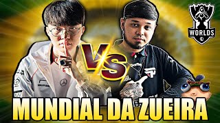 paiN x T1 o DIA que o BRASIL AMASSOU a SKT durou 5 minutos MUNDIAL DA ZUEIRA  WORLDS 2024 [upl. by Karame]