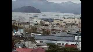 2011 Japan Tsunami Yamada stabilized with Deshaker [upl. by Akirdnahs]