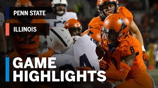 Highlights Penn State Nittany Lions vs Illinois Fighting Illini  Week 4 [upl. by Vinaya916]