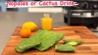 How To Make Nopales Or Cactus Juice [upl. by Ednew229]