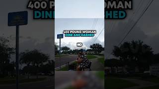 400 POUND Woman Dine and Dashed 🍔😳 [upl. by Desirae433]