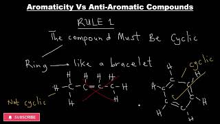 Aromaticity and AntiAromaticity  Huckels Rule Rules for aromaticity and AntiAromaticity [upl. by Lundin537]