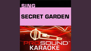 Hold On Karaoke Instrumental Track In the Style of Secret Garden [upl. by Dohsar]