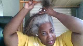 Natural Hair Style Done Quick And Easy [upl. by Beard]