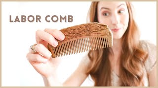 LABOR COMB TRICK  How to cope with labor pains naturally [upl. by Yewed]