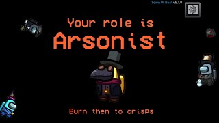 Among Us Arsonist  TOH Modded  Polus Gameplay [upl. by Refinnaj]