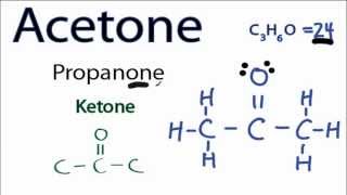 Acetone Lewis Structure How to Draw the Lewis Structure for Acetone [upl. by Vernon245]