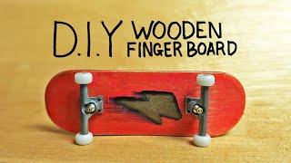 DIY WOODEN FINGERBOARD [upl. by Harris]