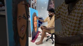 ⁠Shanuzzsalon07 bhai ki painting kaisi lagi shanuzzsalonshorts [upl. by Adev30]