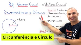 RÁPIDO e FÁCIL  CIRCUNFERÊNCIA E CÍRCULO [upl. by Goldwin]