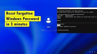 Reset Forgotten Windows 1110 password in 3 minutes [upl. by Hay]