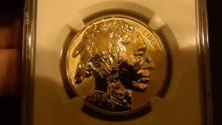 Gold Stacking 2013 American Buffalo One Ounce Gold Reverse Proof Coin [upl. by Fedora]