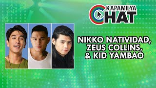 Nikko Natividad Zeus Collins and Kid Yambao  Kapamilya Chat [upl. by Lisetta236]