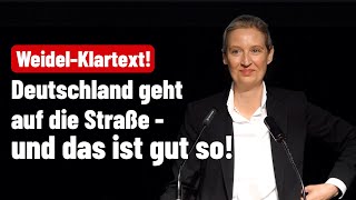 WeidelKlartext Deutschland geht auf die Straße  und das ist gut so  AfD [upl. by Robyn5]